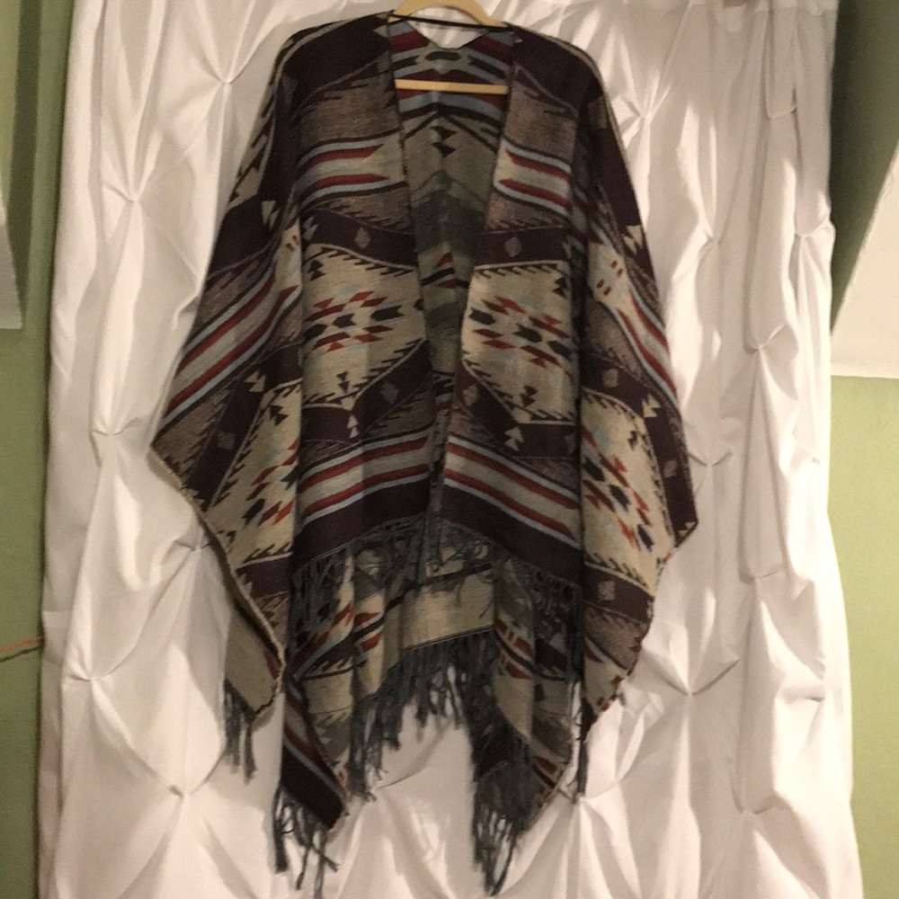 Southwest Pattern Poncho